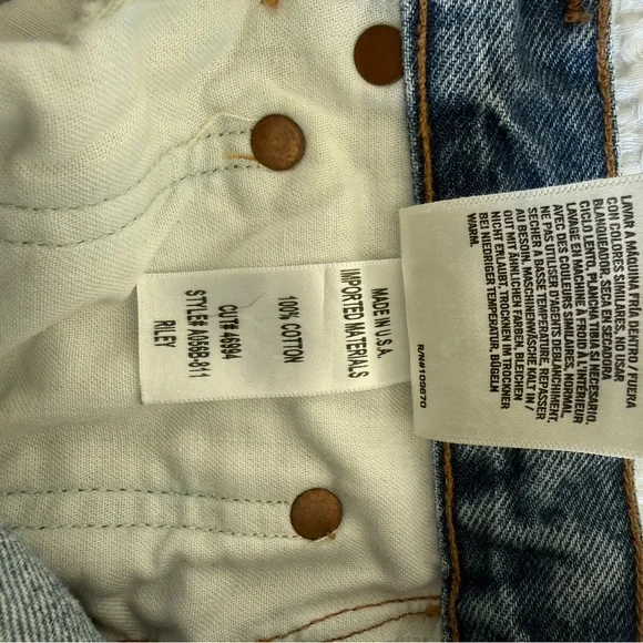 AGOLDE Premium Riley Cropped Straight Jean - Picture 7 of 7